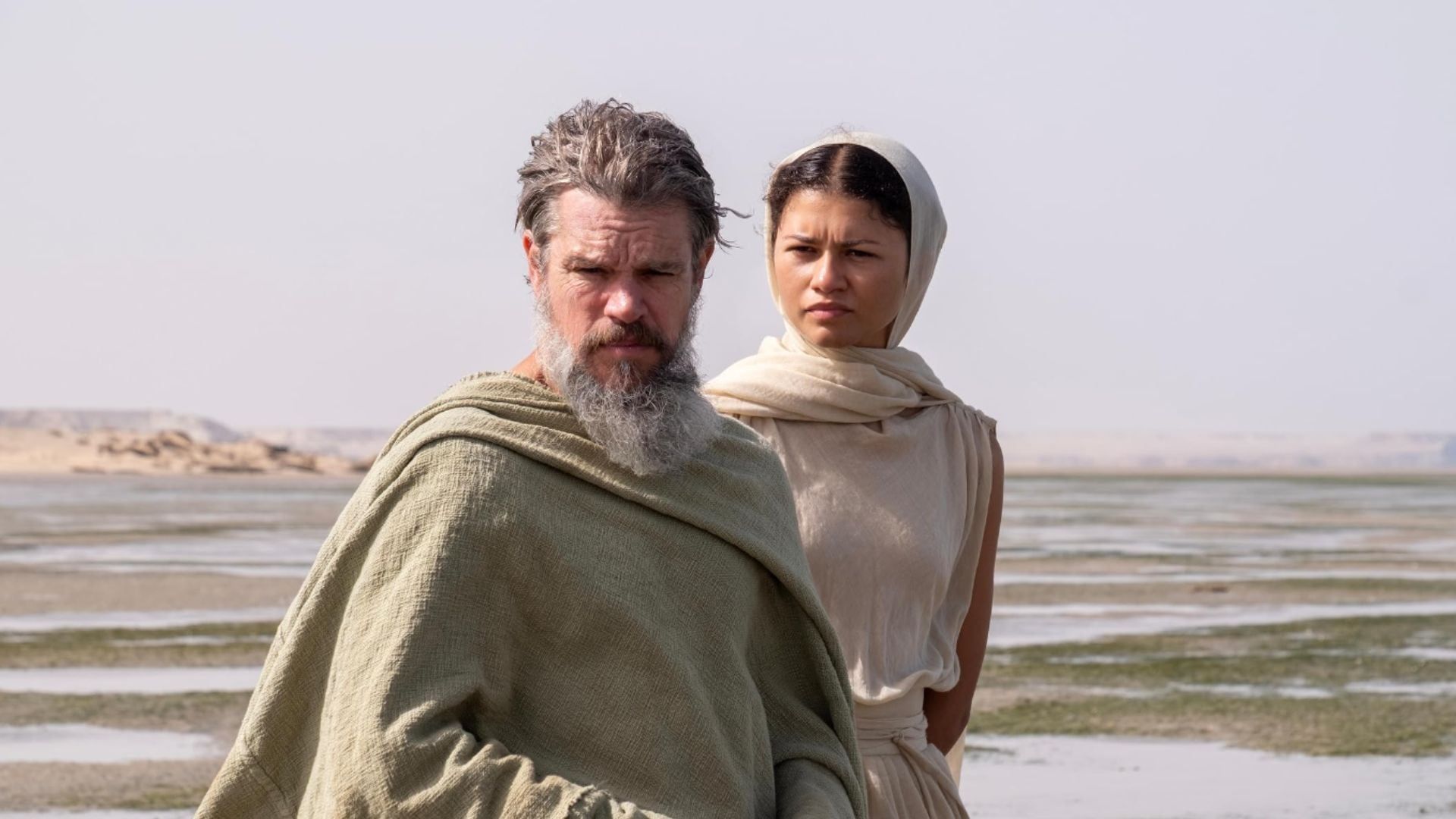 Matt Damon and Zendaya in “The Odyssey.” - Universal Pictures