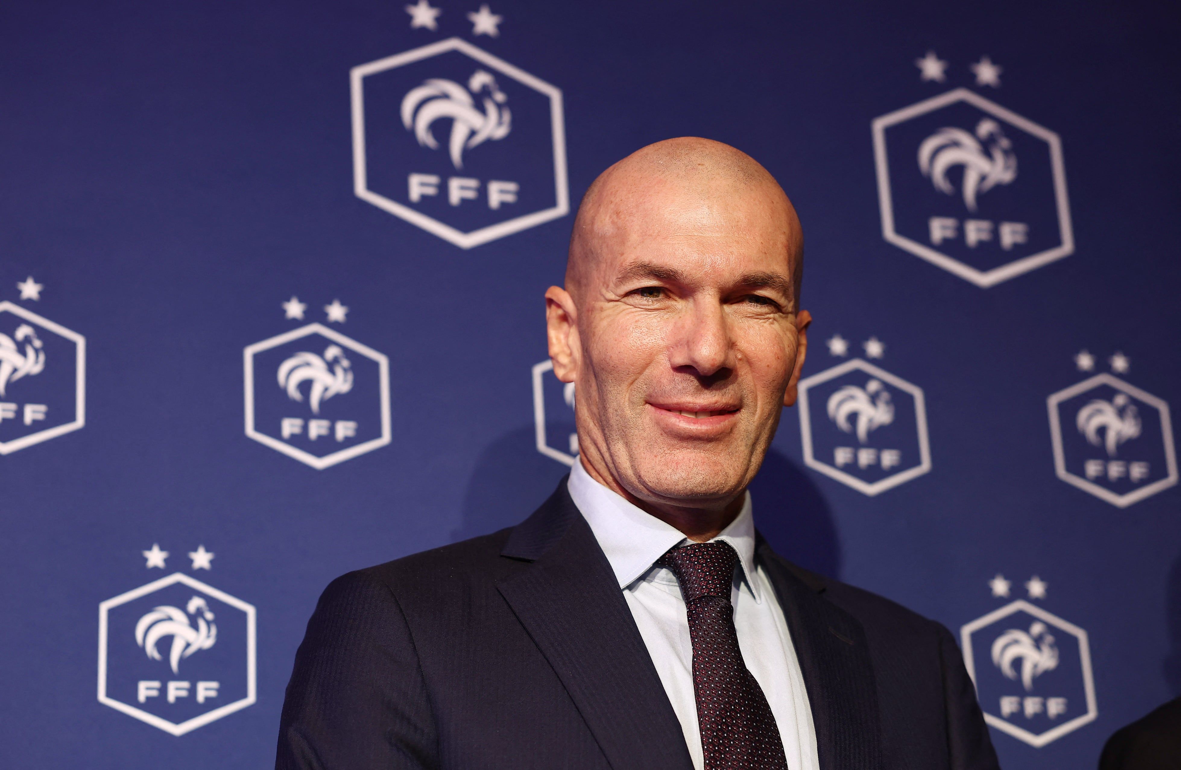 Zinedine Zidane has been named the new manager of France, replacing Didier Deschamps. - Reuters