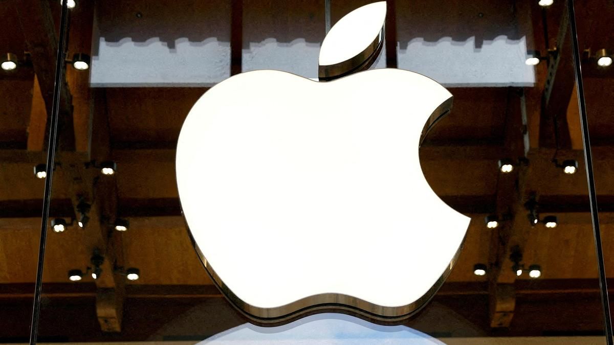 Apple products displayed as the company briefly topped $5 trillion in market value. - thehindu.com