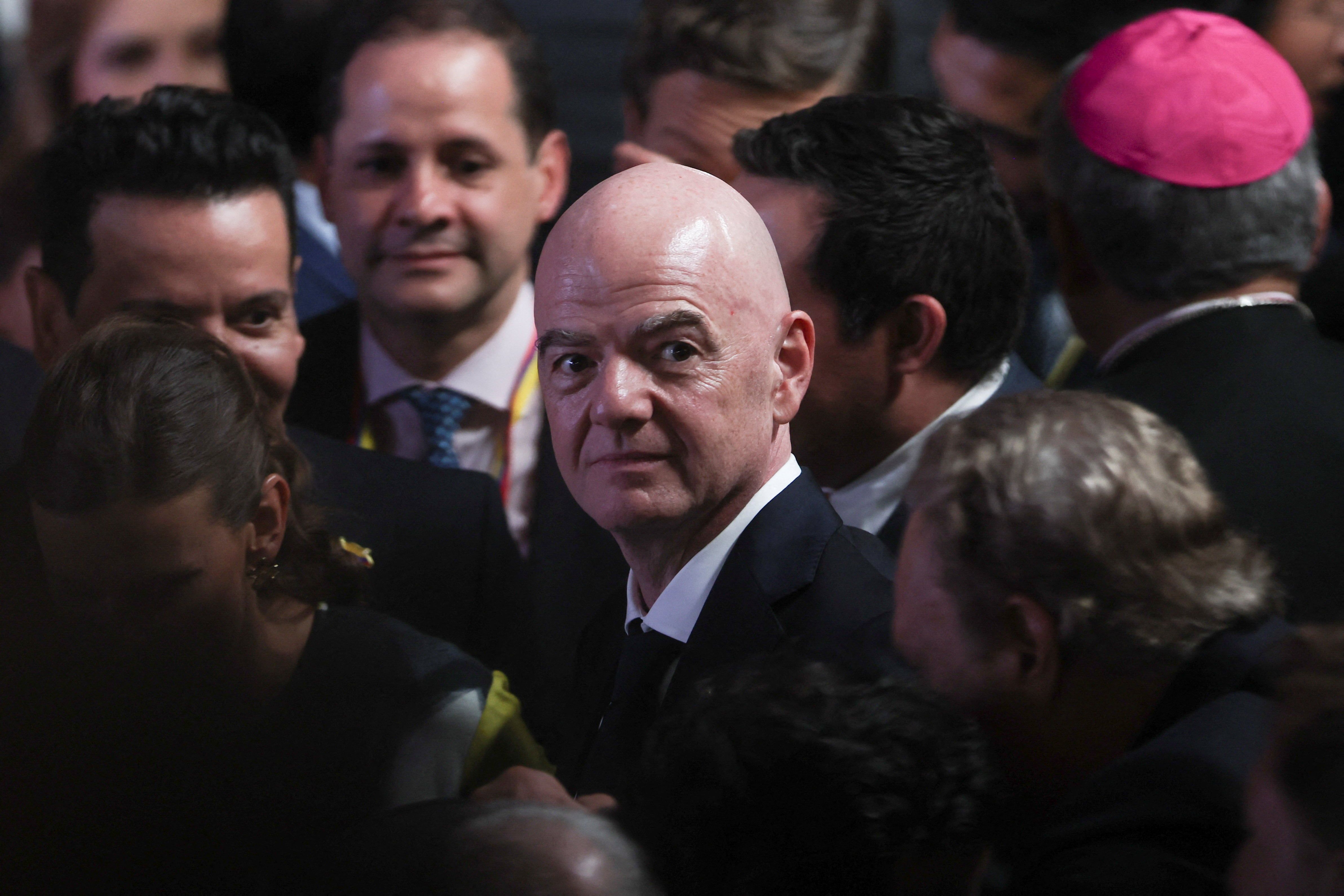 FIFA President Gianni Infantino faced fresh allegations over his conduct on Saturday. - Reuters