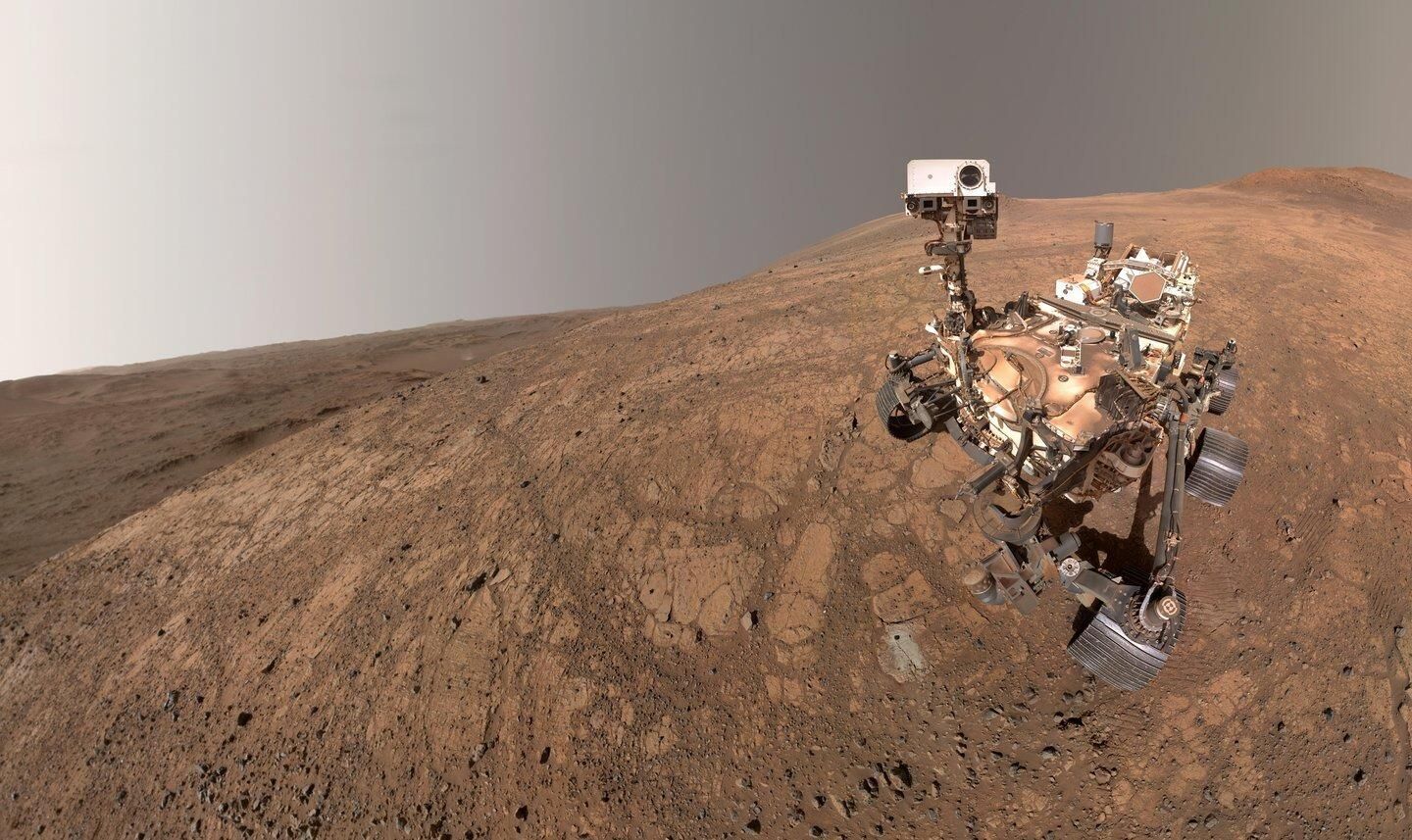 Mars' surface as Perseverance continues the search for chemical and mineral clues. - NASA/JPL-Caltech/MSSS