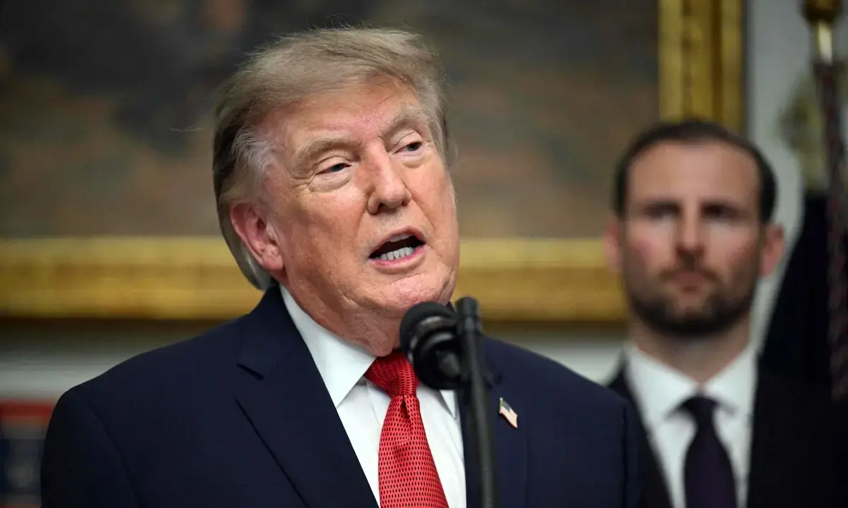 US President Donald Trump delivers remarks during a meeting with cryptocurrency executives in the Roosevelt Room of the White House in Washington, DC, on August 19, 2026. - AFP
