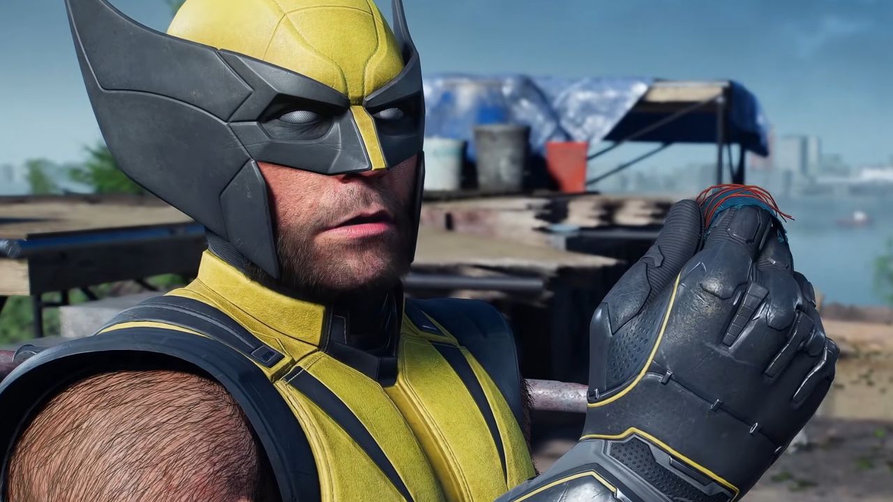 A cropped image of Logan examining fibers in Marvel's Wolverine as he tracks kidnap victims - gamesradar.com