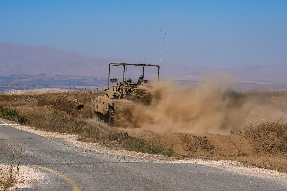 Image from coverage of Israel's strike in southern Syria and Damascus's condemnation. - n1info.rs