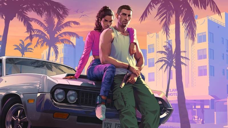 Jason and Lucia from Grand Theft Auto VI promotional imagery used with coverage of the latest leaks. - Rockstar Games