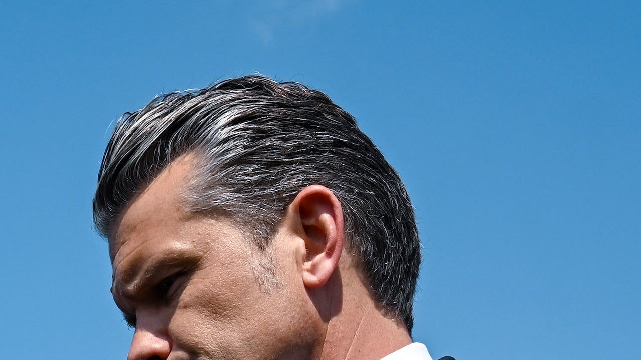 U.S. Defense Secretary Pete Hegseth at Dover Air Force Base in Delaware on July 22, 2026. - Kenny Holston/The New York Times