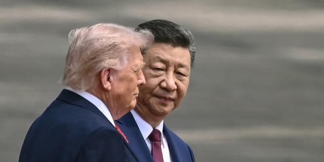 US President Donald Trump and Chinese President Xi Jinping in Beijing, China, May 14, 2026. - lemonde.fr