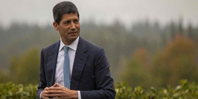 Kevin Warsh, chair of the US Federal Reserve, at the Jackson Hole Economic Symposium in Wyoming on August 28, 2026. - lemonde.fr