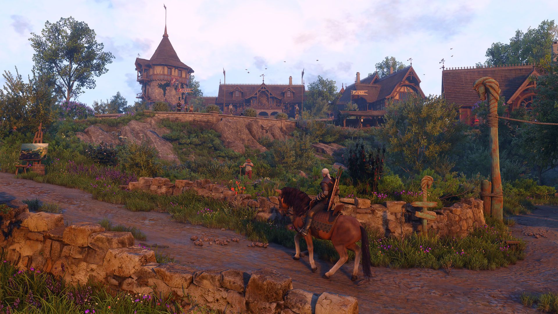 Promotional image from The Witcher 3: Songs of the Past preview showing Lettenhove. - xbox.com