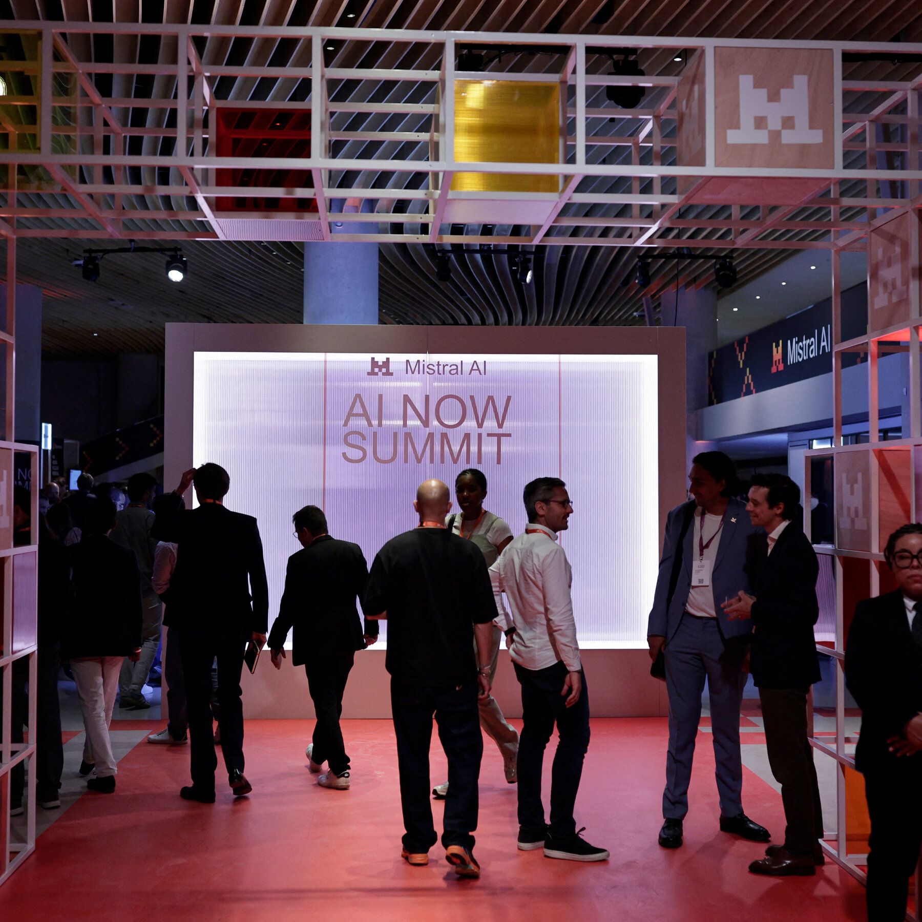 A Mistral event in Paris in May. The company, which started making artificial intelligence models in 2023, will now also build data centers and other A.I. infrastructure in Europe. - nytimes.com