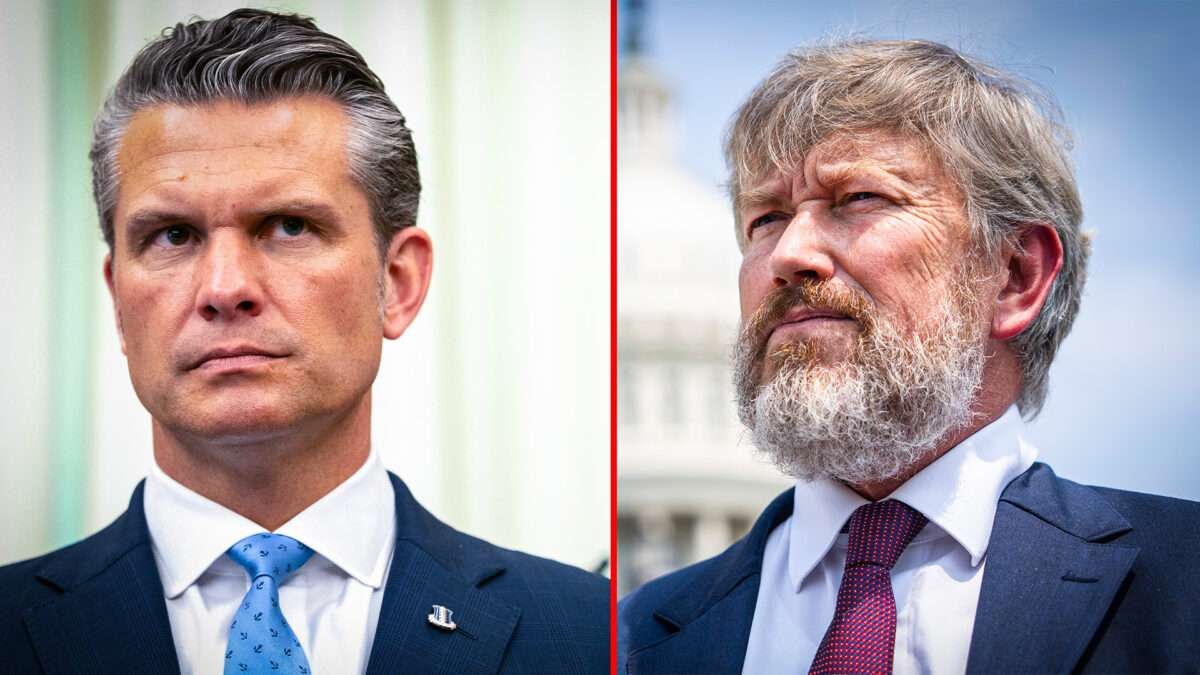 Thomas Massie and Pete Hegseth in coverage of the impeachment effort - reason.com