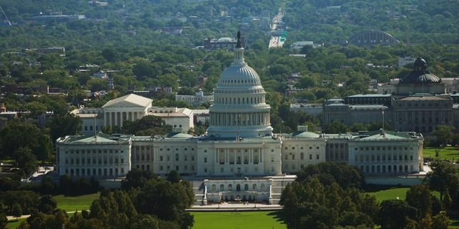 The U.S. Capitol seen from the Washington Monument on September 15, 2026. - lemonde.fr